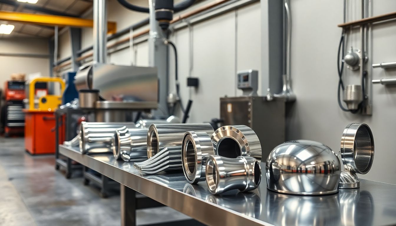 Initial inspection of parts before chrome plating